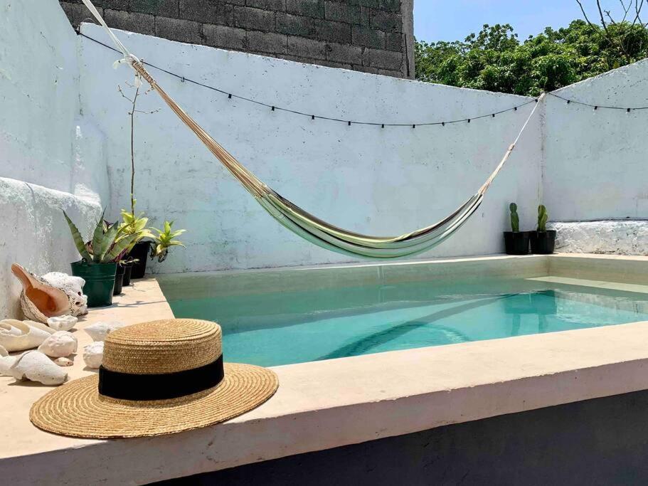 Casita Azul Colonial En El Centro De Merida. Exteriör bild